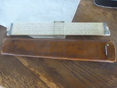 VINTAGE Slide Rule K+E Keuffel & Esser 4081-3 Log Log DUPLEX DECITRIG • $39.99