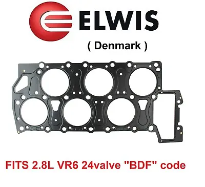 Engine Cylinder Head Gasket FOR VW JETTA EUROVAN GOLF;  ENGINE 2.8 VR6 CODE BDF • $52.52