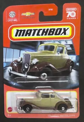 2023 Matchbox 34 Chevy Coupe 2-tone Tan NIP NM Will Combine Shipping Check Pics • $1.95