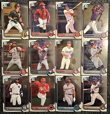 2022 Topps 1st Bowman Draft CHROME Complete Your Set You Pick Card #1-200 PYC • $1.25