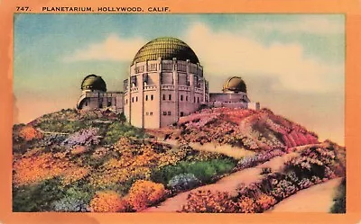 Planetarium Hollywood CA  Vintage PC • $1.79