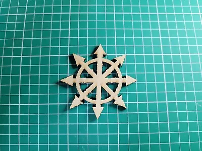 Warhammer Wargames 40k Mdf Scenery -  Chaos Sign - Objective Marker - Accessory  • £1.60