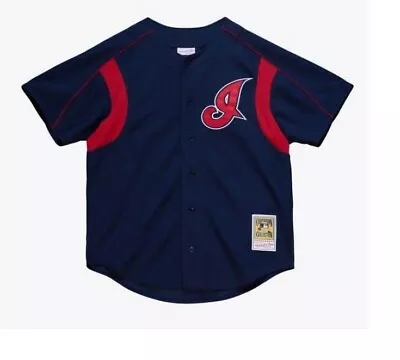 Mitchell & Ness Cleveland Indians #13 Baseball Jersey New Mens Sizes MSRP $130 • $39.99