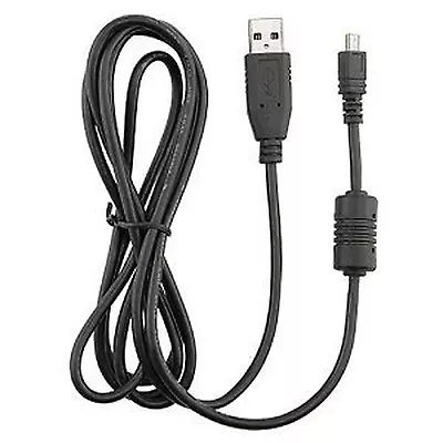 UC-E6 USB For Panasonic Lumix DMC-TZ30 Digital Camera Black Data Cable 1.5-m • £6.99