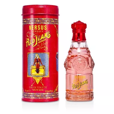 Versace Versus Red Jeans Edt Spray 75ml Women's Perfume • $43.81