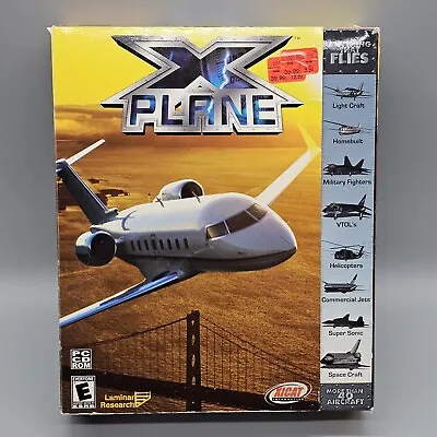 X-Plane (PC 2000) Box & Manual CIB  • $16.91