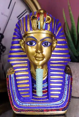 Ebros Golden Cobra And Vulture Mask Of Pharaoh King TUT Bust Statue 4.75  Tall • $23.99