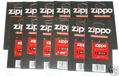 Zippo Genuine Replacement Wick 12 Pack ACCESSORIES NEW • $14.53