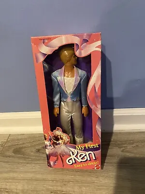 Vintage 1988 Mattel My First Ken Easy To Dress New In Sealed Box • $27