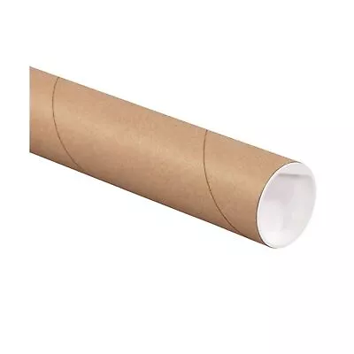 Aviditi P2036K Mailing Tubes With Caps 2  X 36  Kraft (Pack Of 50) • $121.99