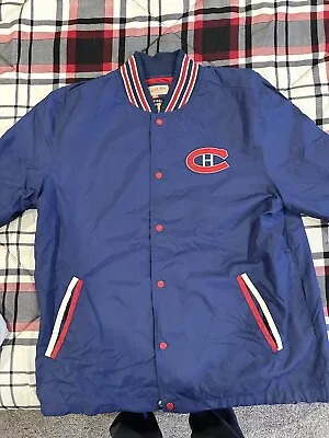 Mitchell & Ness Montreal Canadiens “Referee Signals” Button Up Jacket • $60