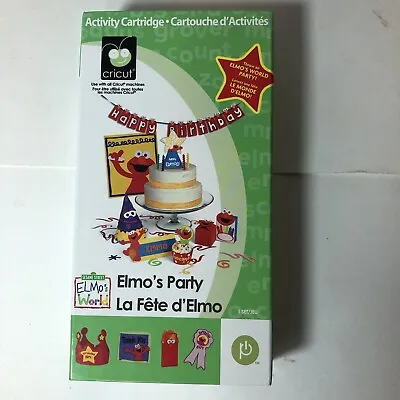 Cricut Elmo's Party Cartridge  29-1074 Sesame Street E1 • $8.99
