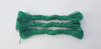 Meccano Hank Of Cord X 3 - Part No. 40 Green. NON-Original Replacements • £5.95