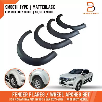 Matteblack Fender Flare Arch For Nissan Np300 Navara D23 15-19 Widebody St St-x • $577.50