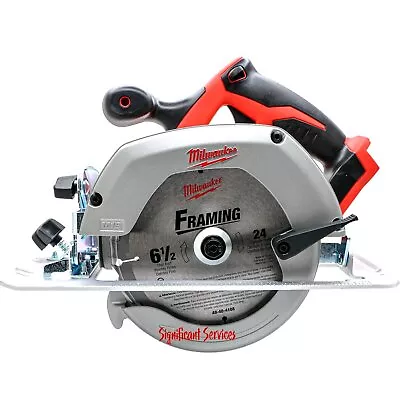 New Milwaukee 2630-20 M18 18V Li-Ion 6-1/2  Cordless Battery Circular Saw • $117.95