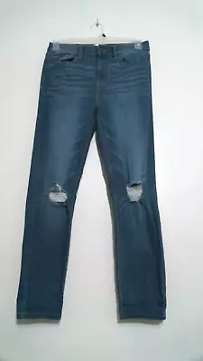 Womens Mudd FLX Stretch High Rise Skinny Denim Blue Jeans Size 11 • $10.99
