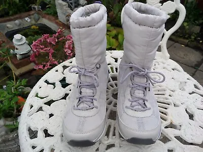 £25 • Buy Ladies White / Grey CLARK'S Wave Walk Gore-Tex Waterproof Boots 7 D