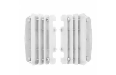 Yamaha RADIATOR LOUVERS RAD GUARDS YZ 125 250 2005 - 2020 WHITE Motocross • $36.93