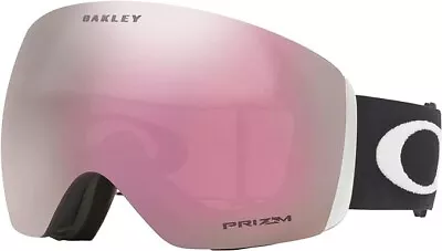 Oakley Flight Deck L Snow Goggle Matte Black Strap/Prizm Snow Hi Pink Lens • $125