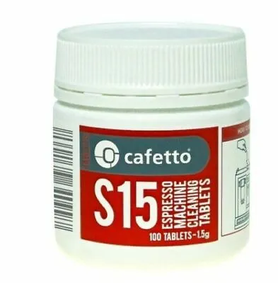 100 CAFETTO S15 Espresso Coffee Machine Cleaning Tablets Super Automatic Cleaner • $23.90