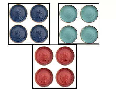 Food Network 4-pc. Melamine Dinner Plate Set You Choose Color-Blue Merlot Aqua • $29