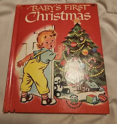 BABY'S FIRST CHRISTMAS ~ Vintage 1959 Childrens Book ~ Wonder Books • $8.99