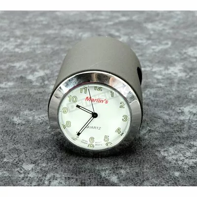 Marlin's Genuine Accessories White Talon Clock W/Black Mount For 1 1/4 -183101 • $71.96