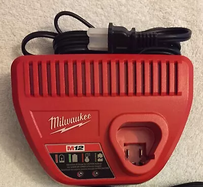 NEW Genuine Milwaukee 48-59-2401 M12 12V Lithium Ion Battery Charger 12 Volt • $13.39