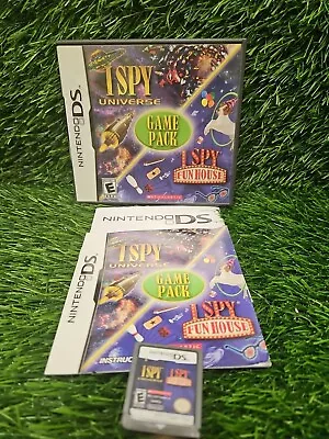 I SPY Universe/I SPY Fun House Game Pack - Nintendo DS Tested • $10