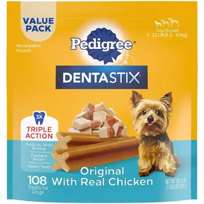 PEDIGREE DENTASTIX Original Flavor Dental Bones Treats For Toy/Small Dogs 1.68 • $15.73