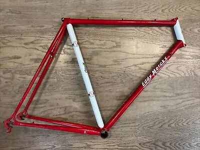 Eddy Merckx Red Steel Lugged Road Bike Frame 58cm Ser. #4722 A8 Red • $519.99