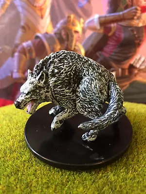 Winter Wolf D&D Miniature Dungeons Dragons Storm Kings Thunder Large Dire 25 Z • $6.99