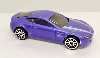 Hot Wheels 2014 HW Exotics ~ Aston Martin V8 Vantage Purple - FREE SHIPPING • $9.99