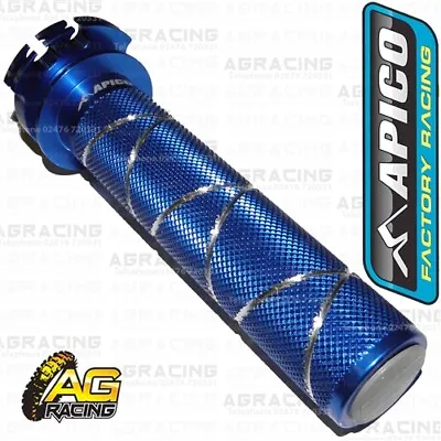 Apico Blue Alloy Throttle Tube & Bearing For Kawasaki KXF Suzuki RMZ Yamaha YZF • £29.99