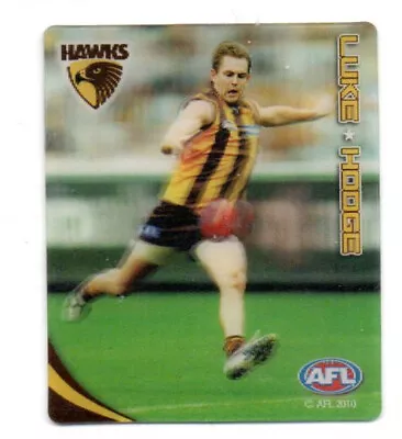 2010 AFL ULTRA 3D FOOTY PLAYS SNACKBRANDS - #36 Luke HODGE (HAWTHORN) • $7.50