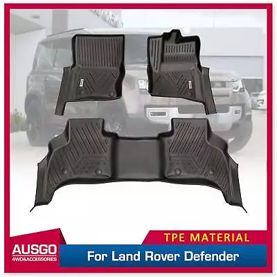 PRE-SALE AUS Floor Mats For Land Rover Defender L663 110 2020+ Door Sill Covered • $239.99