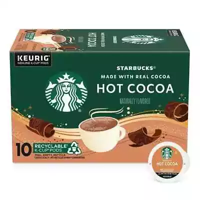 Starbucks Coffee K-Cup Pods Naturally Flavored Hot Cocoa For Keurig Coffee Make • $9.99