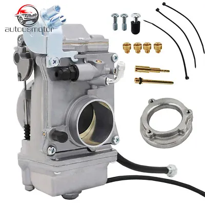 FOR Mikuni Performance HSR42-18 42mm Easy Carburetor Kit Big Twin Evo Cam 90-99 • $95