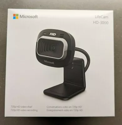 Microsoft LifeCam HD-3000 Web Cam - New In Box! • $24