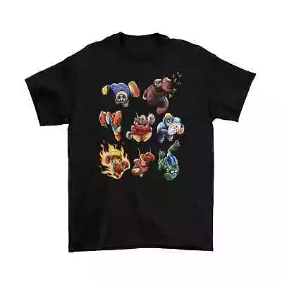 Mega Man Boss T-Shirt Unisex  Funny   Woodman Quickman Capcom  S-5XL • $6.99