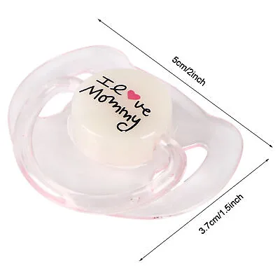 Reborn Doll Magnetic Pacifier Dummy Pacifier For Baby Dolls Pretend Play Toy • £5.36