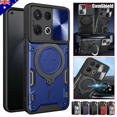 Armor CamShield Case Magnetic Ring Cover For OPPO A38 A58 A78 A17 A74 X5 Lite • $11.95