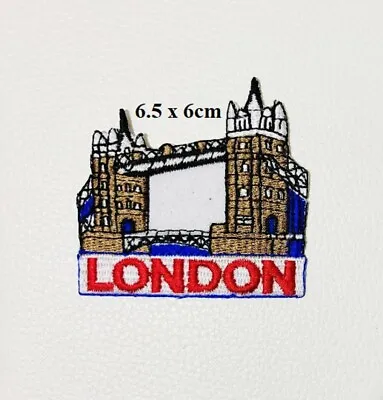 LONDON Tower Bridge Sew Iron On Embroidered Badge Patch Jacket N-613 • £2.50