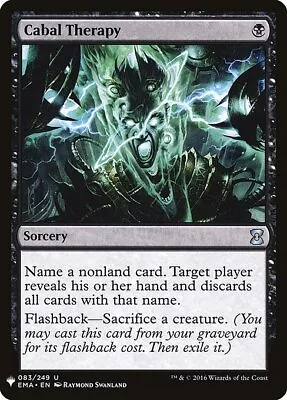 1x Cabal Therapy NM Eng MTG - The List • $1.44