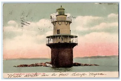 Vinalhaven Bangor Maine ME Postcard George Rock Light Lighthouse 1907 Antique • $29.95