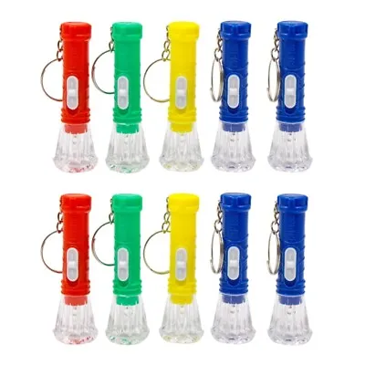 10 Pieces Mini Led Flashlight Keychain Party Favor For Kids Adults Pocket Light • $15.57
