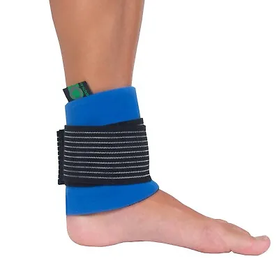 Ankle Ice Pack And Wrap - Reusable Hot Cold Compress Gel For Knee Pain UK Seller • £8.99