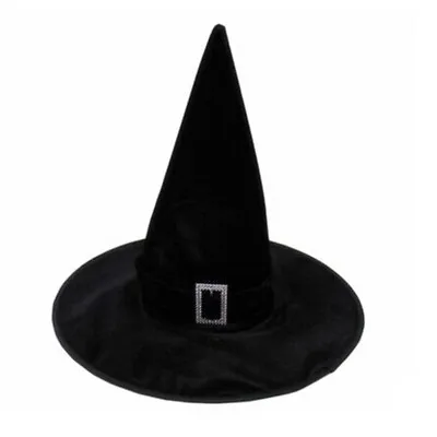 Witch Pointed Top Wizard Costume Accessory For Masquerade Halloween Party • £6.50