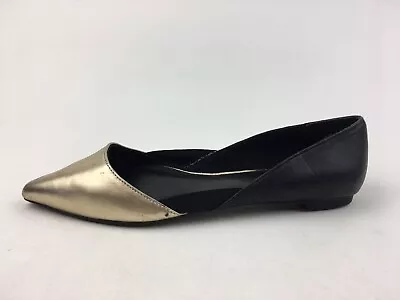 Tildon Pointed Toe Flats Women’s Size 7.5 Gold/Black 2941 • $25