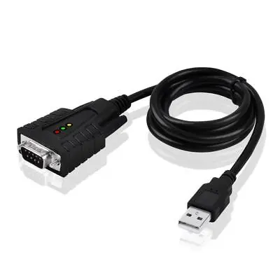 RS232 Serial Port DB 9-Pin To USB Adapter Dongle Cable • $10.85